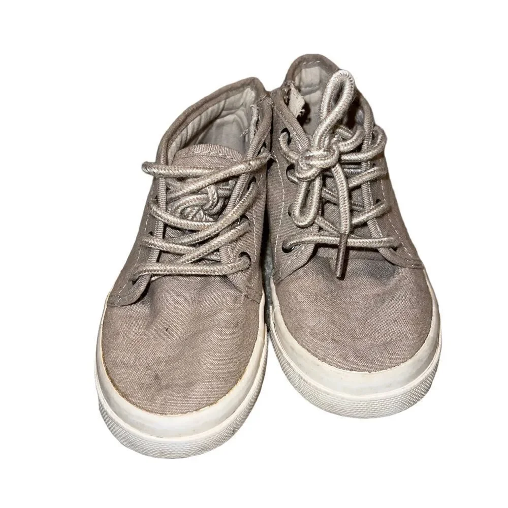 OshKosh B’Gosh Genuine kids high top sneakers with side zippers size 11 youth‎